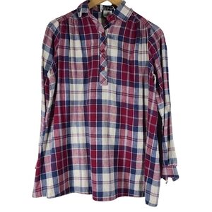 Vintage Page Boy‎ Dallas Womens Shirt Collared quater zipper Size 8.